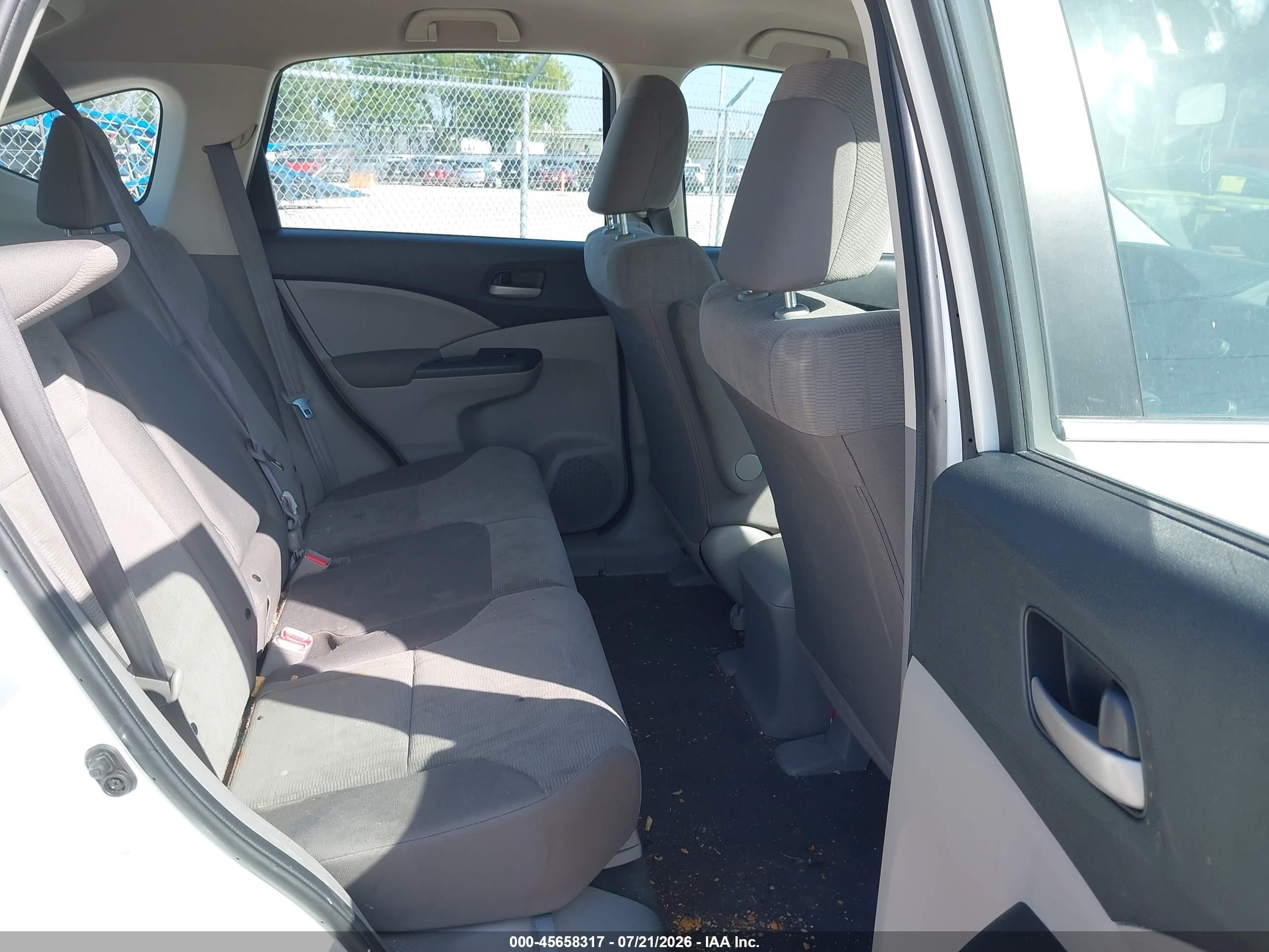 2014 Honda Cr-v Lx Белый vin: 5J6RM3H35EL025603
