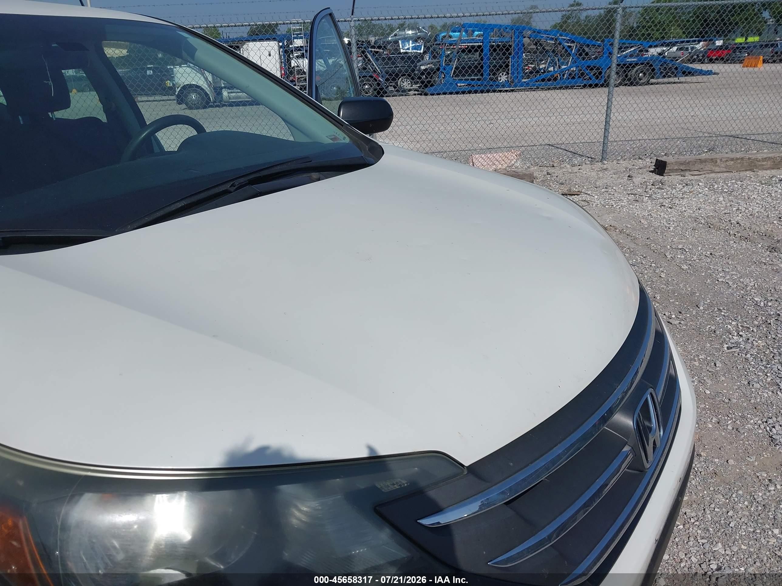 2014 Honda Cr-v Lx Белый vin: 5J6RM3H35EL025603