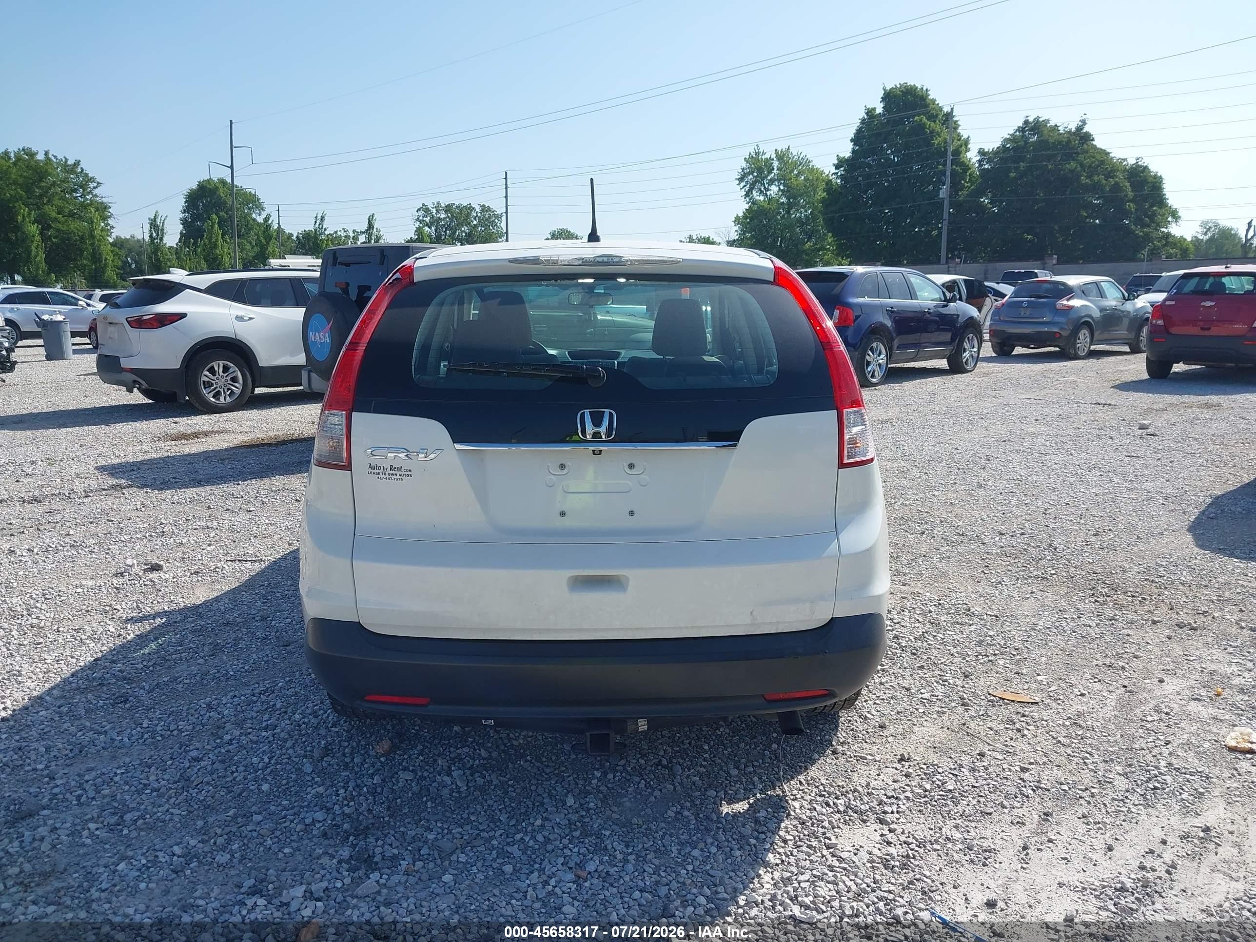 2014 Honda Cr-v Lx Белый vin: 5J6RM3H35EL025603