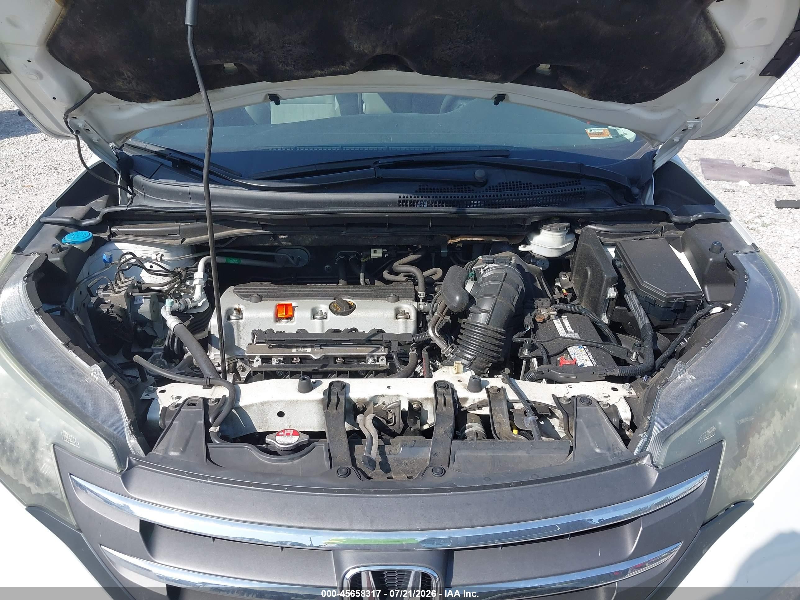 2014 Honda Cr-v Lx Белый vin: 5J6RM3H35EL025603