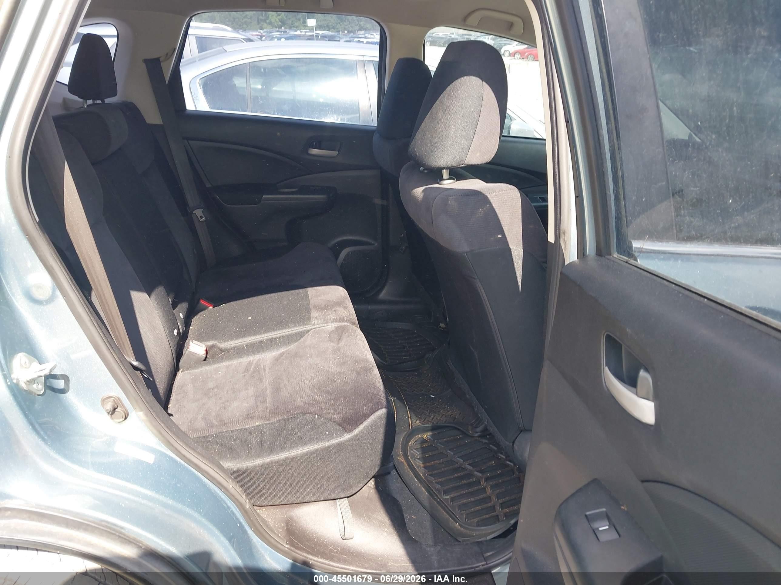 2012 Honda Cr-v Lx Green vin: 5J6RM3H36CL034923