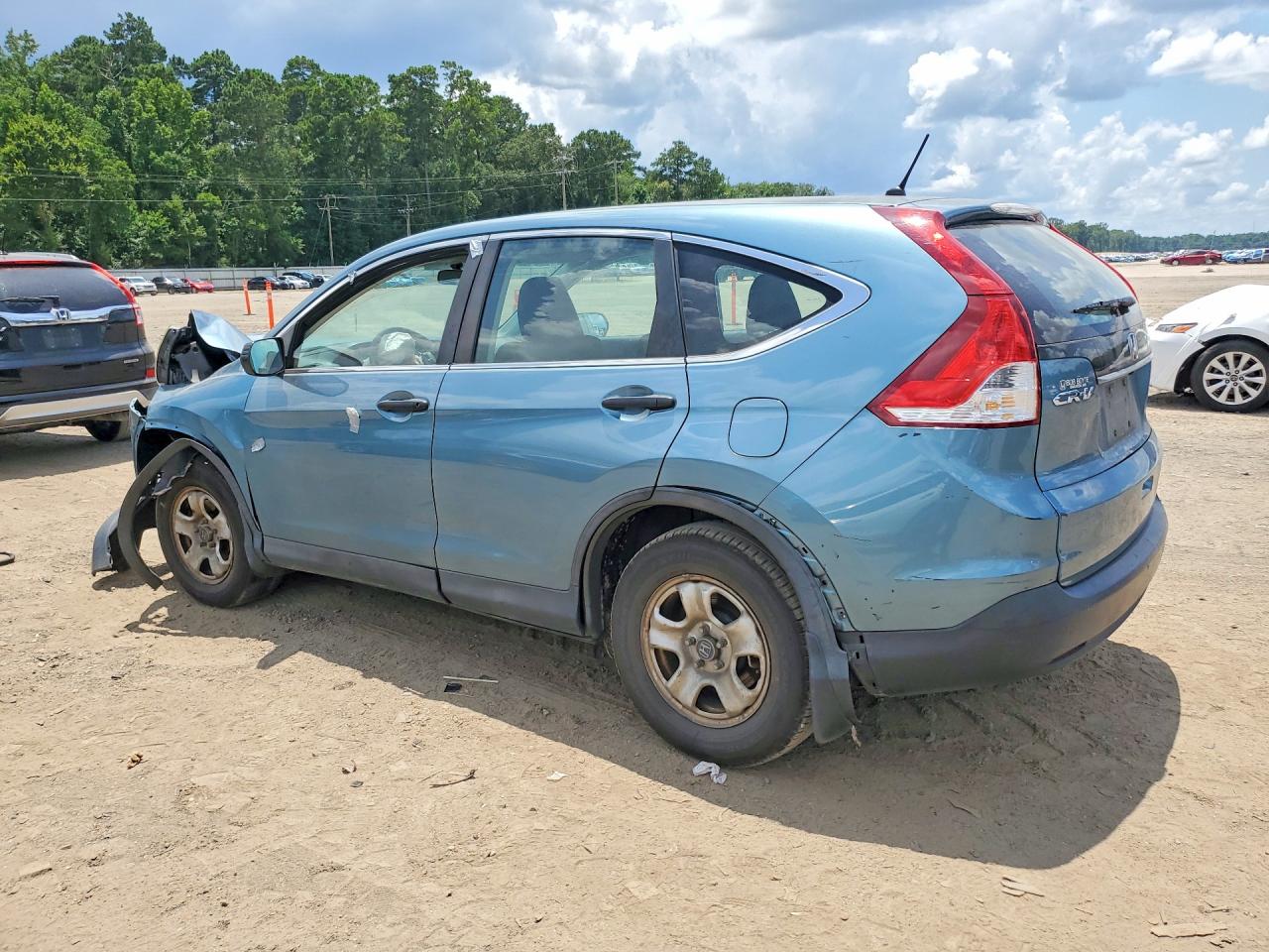 2013 Honda Cr-v Lx Green vin: 5J6RM3H36DL011076