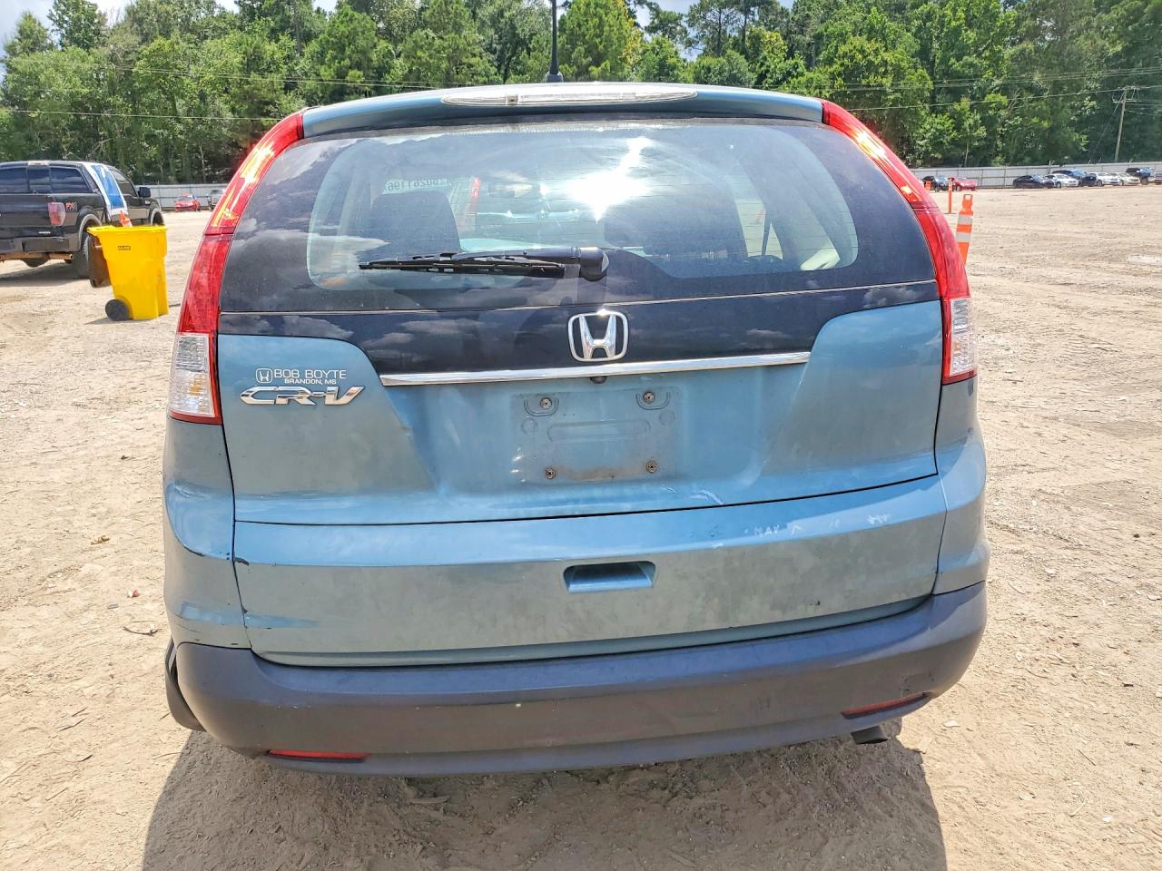 2013 Honda Cr-v Lx Green vin: 5J6RM3H36DL011076