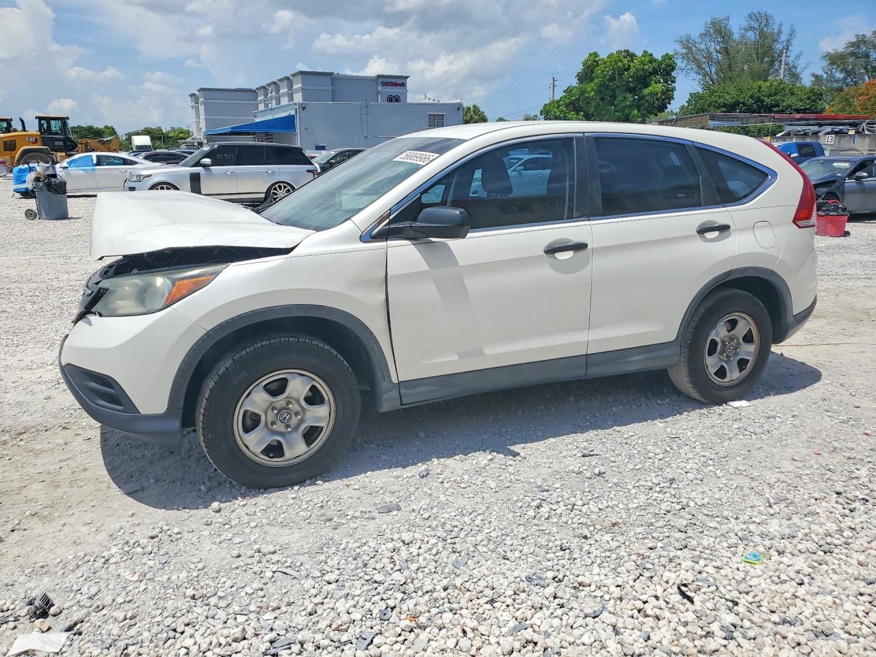2013 Honda Cr-v Lx Белый vin: 5J6RM3H36DL015645