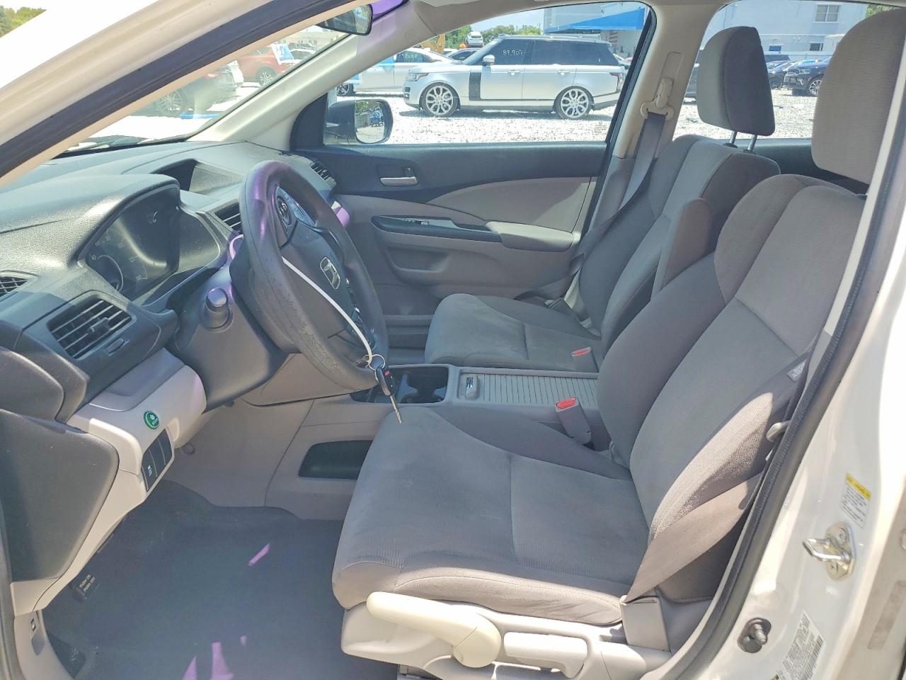 2013 Honda Cr-v Lx Белый vin: 5J6RM3H36DL015645