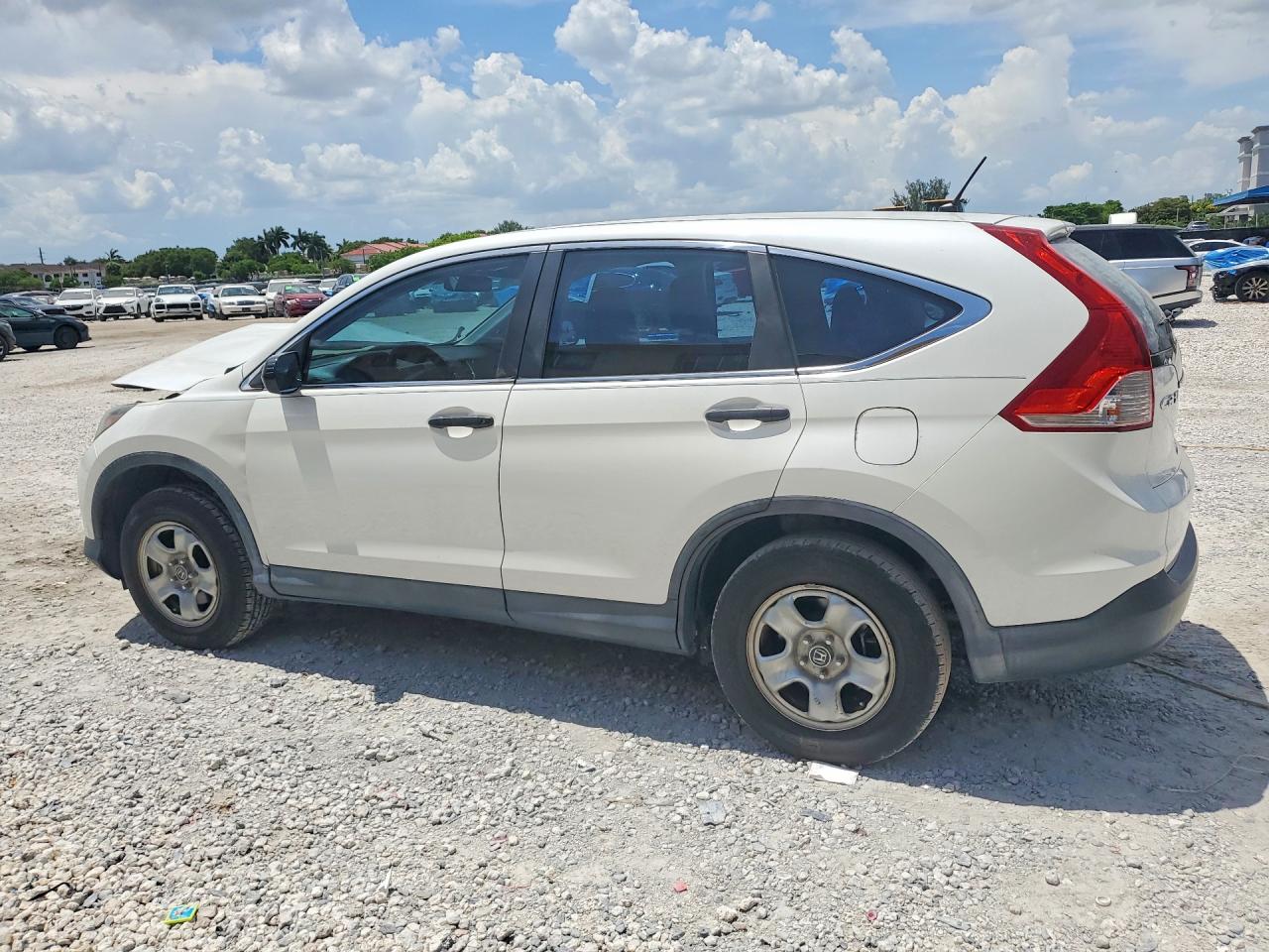 2013 Honda Cr-v Lx Белый vin: 5J6RM3H36DL015645