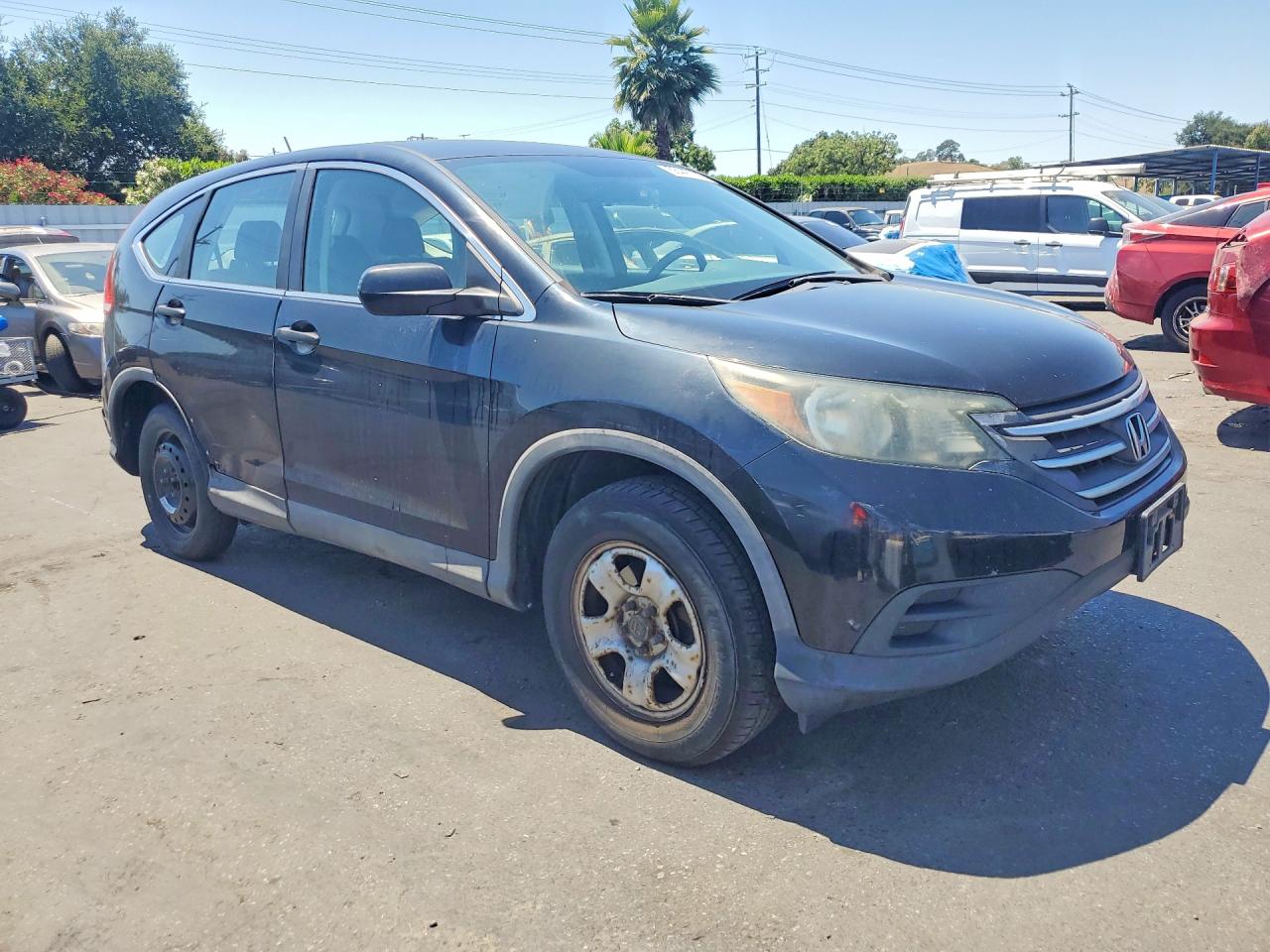 2013 Honda Cr-v Lx Gray vin: 5J6RM3H36DL018996