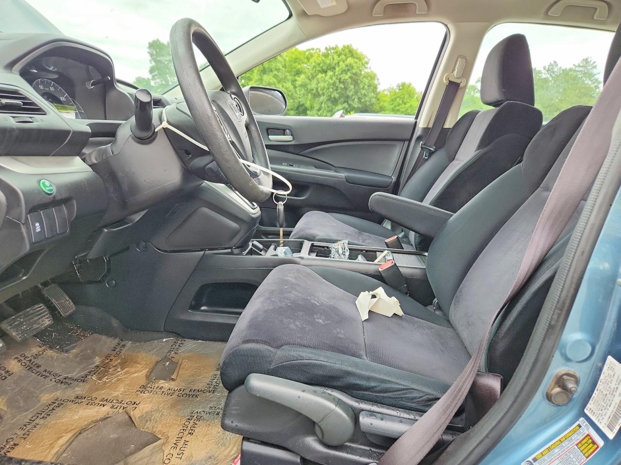 2013 Honda Cr-v Lx Blue vin: 5J6RM3H36DL046183