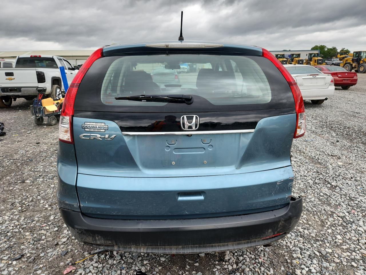 2013 Honda Cr-v Lx Blue vin: 5J6RM3H36DL046183