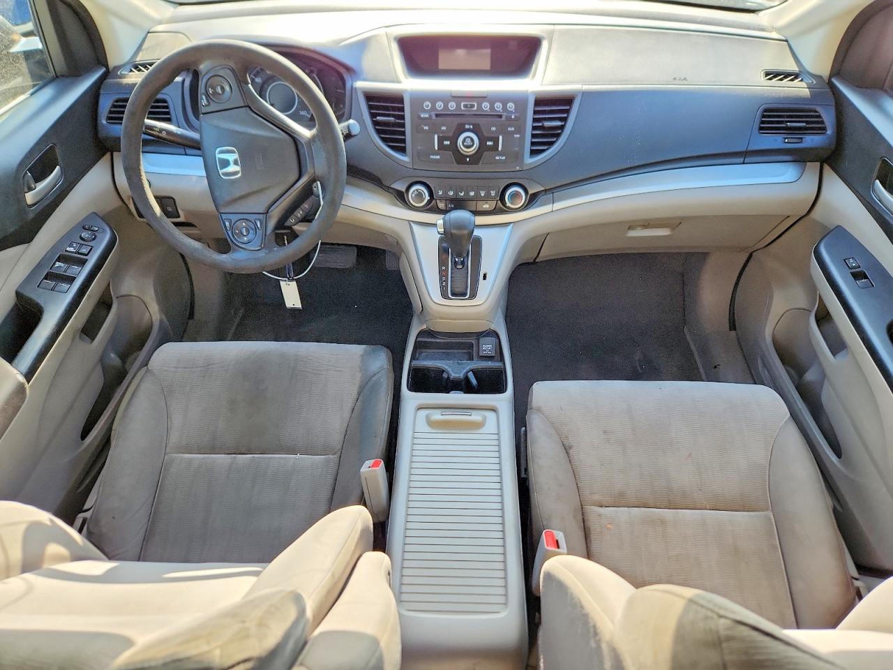 2014 Honda Cr-v Lx White vin: 5J6RM3H36EL004775