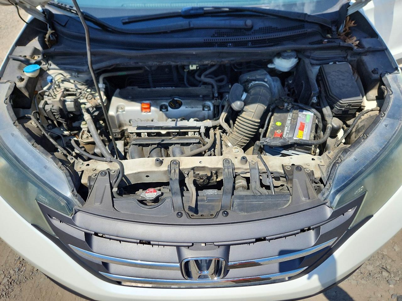 2014 Honda Cr-v Lx White vin: 5J6RM3H36EL004775