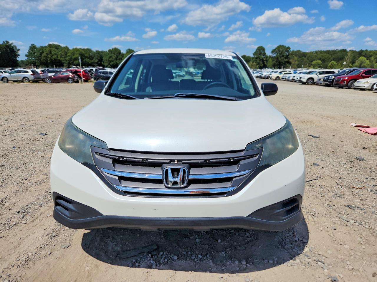2014 Honda Cr-v Lx White vin: 5J6RM3H36EL004775