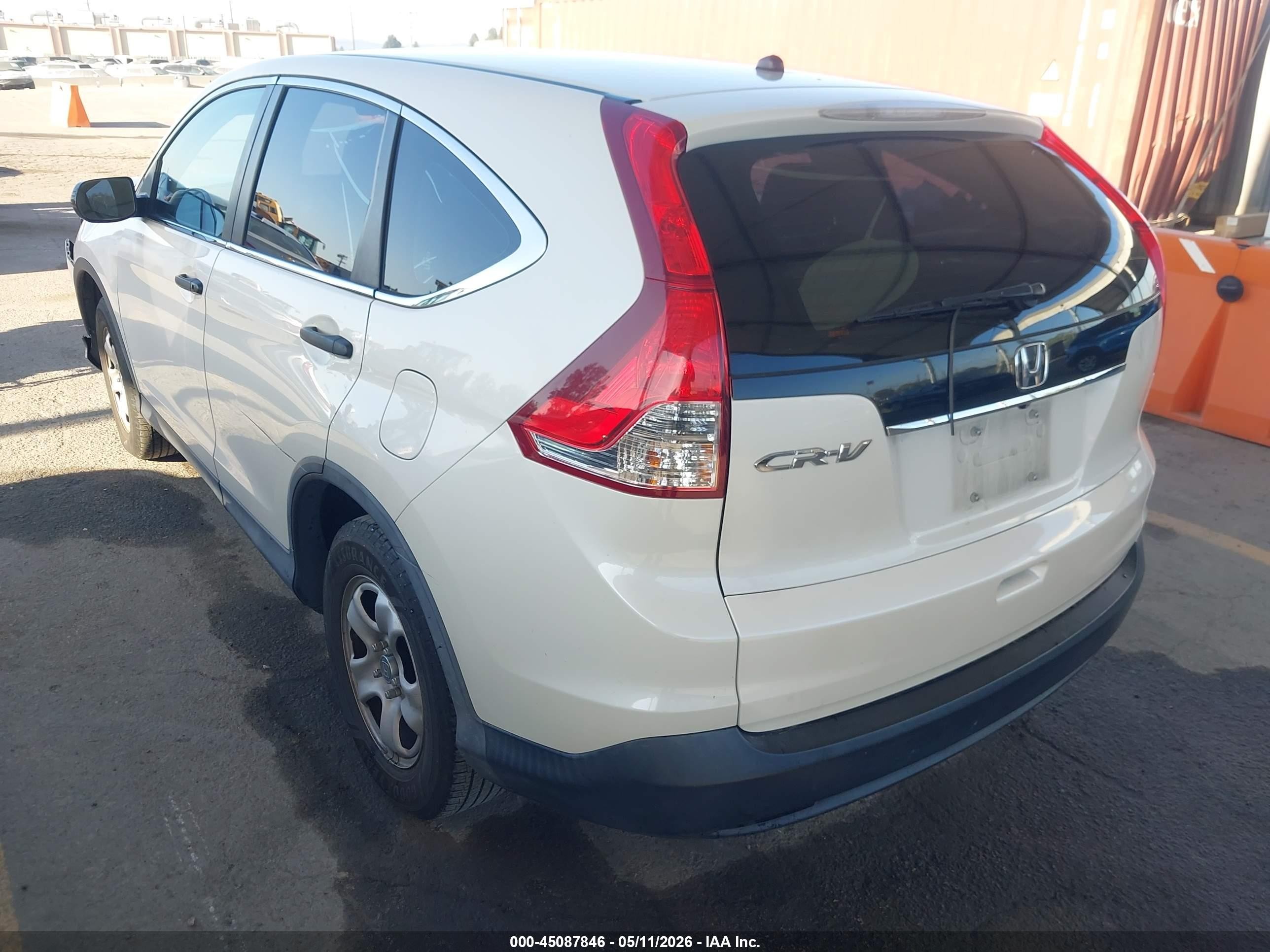2014 Honda Cr-v Lx Белый vin: 5J6RM3H36EL008065