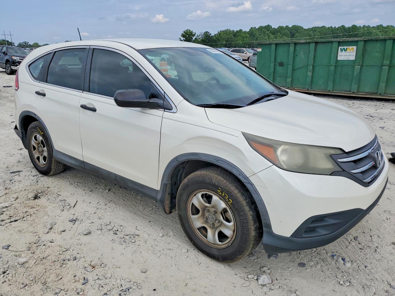 2014 Honda Cr-v Lx Белый vin: 5J6RM3H36EL032639