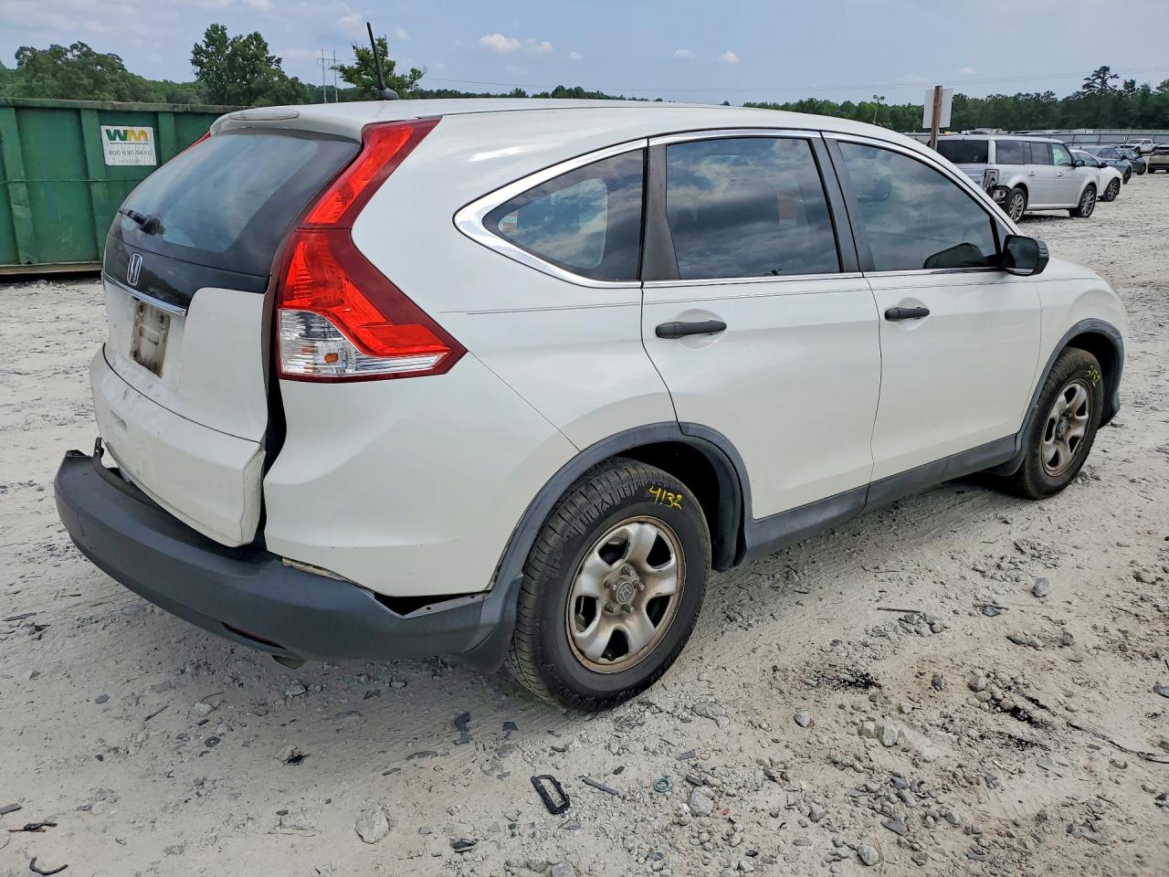 2014 Honda Cr-v Lx Белый vin: 5J6RM3H36EL032639
