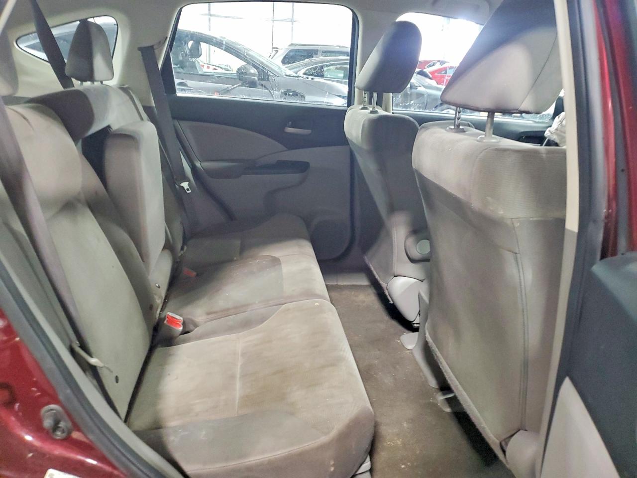 2014 Honda Cr-v Lx Burgundy vin: 5J6RM3H36EL035184