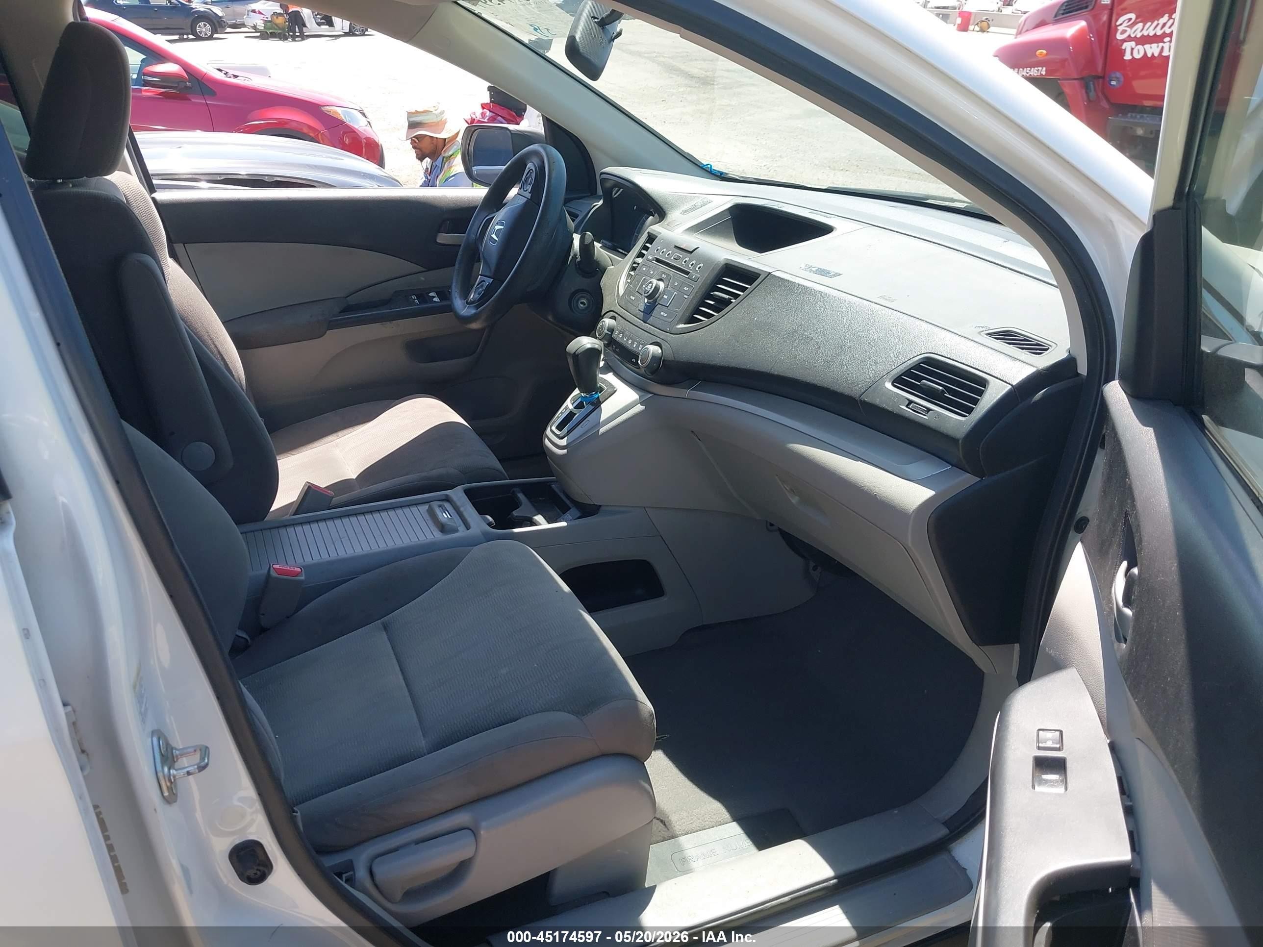 2014 Honda Cr-v Lx Белый vin: 5J6RM3H36EL037033