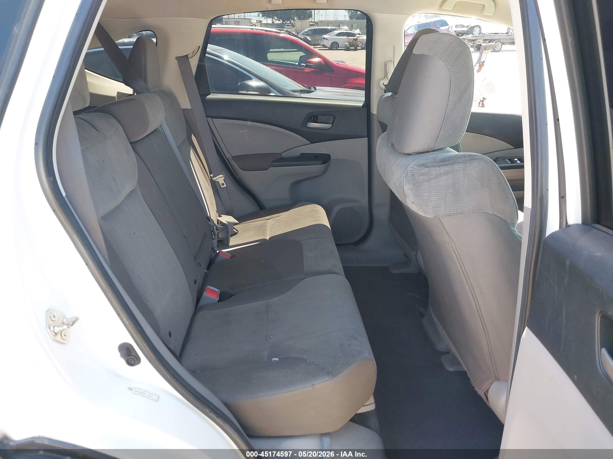 2014 Honda Cr-v Lx Белый vin: 5J6RM3H36EL037033