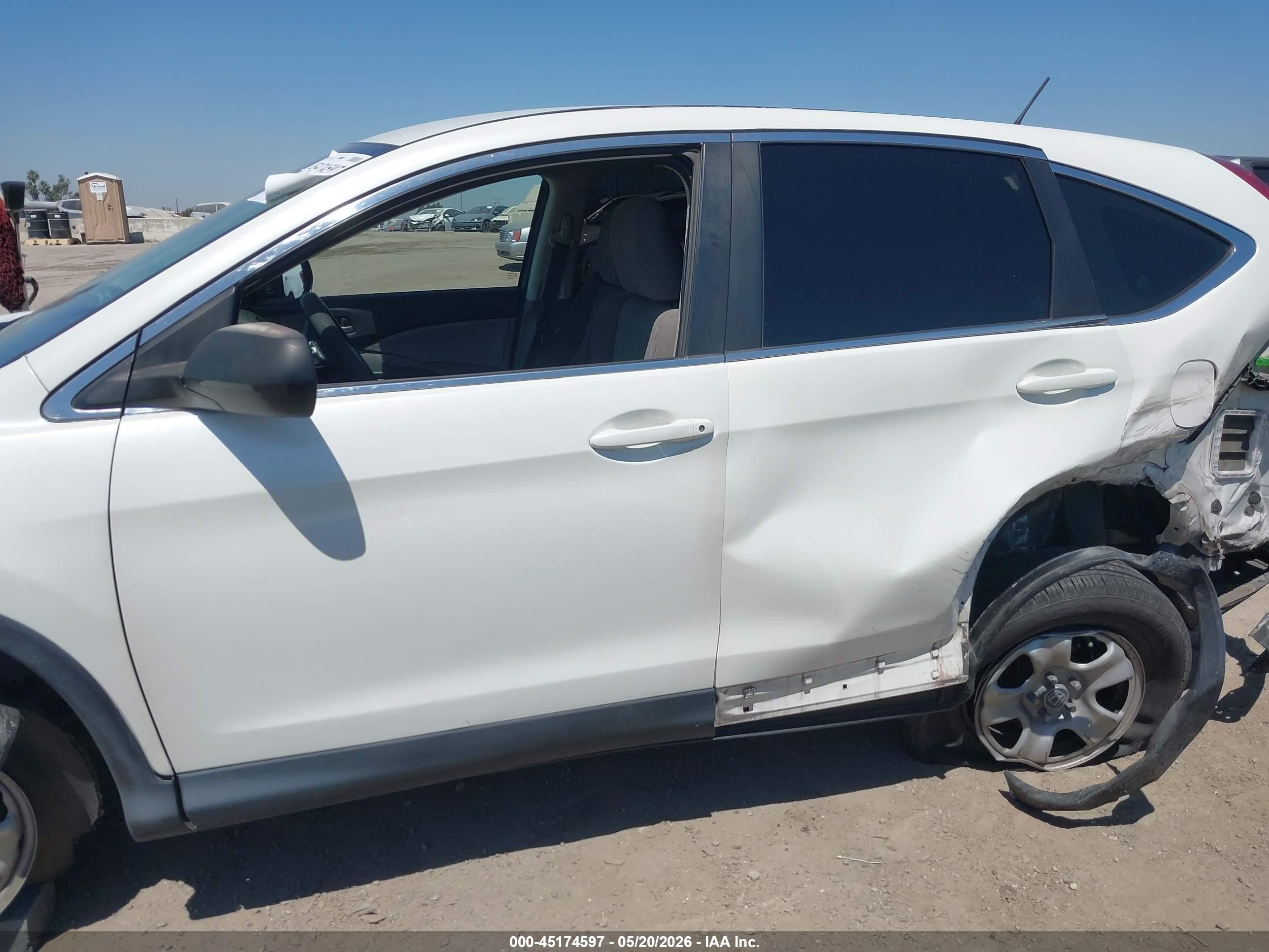2014 Honda Cr-v Lx Белый vin: 5J6RM3H36EL037033
