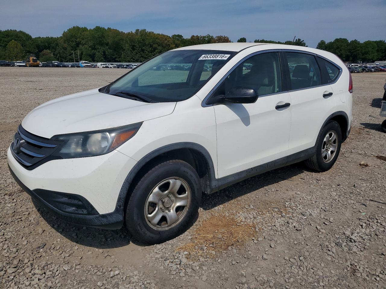 2012 Honda Cr-v Lx Белый vin: 5J6RM3H37CL026295