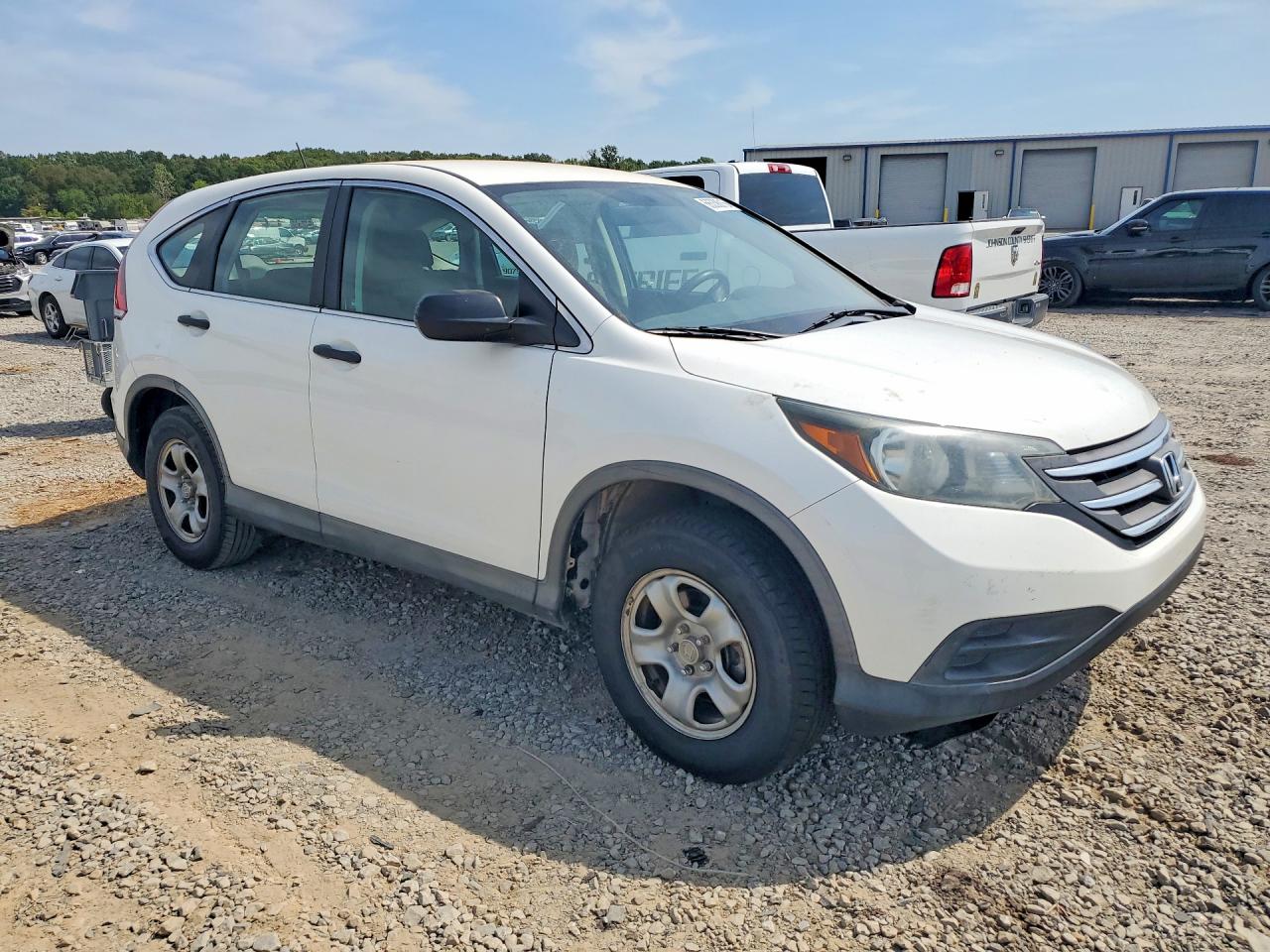 2012 Honda Cr-v Lx Белый vin: 5J6RM3H37CL026295