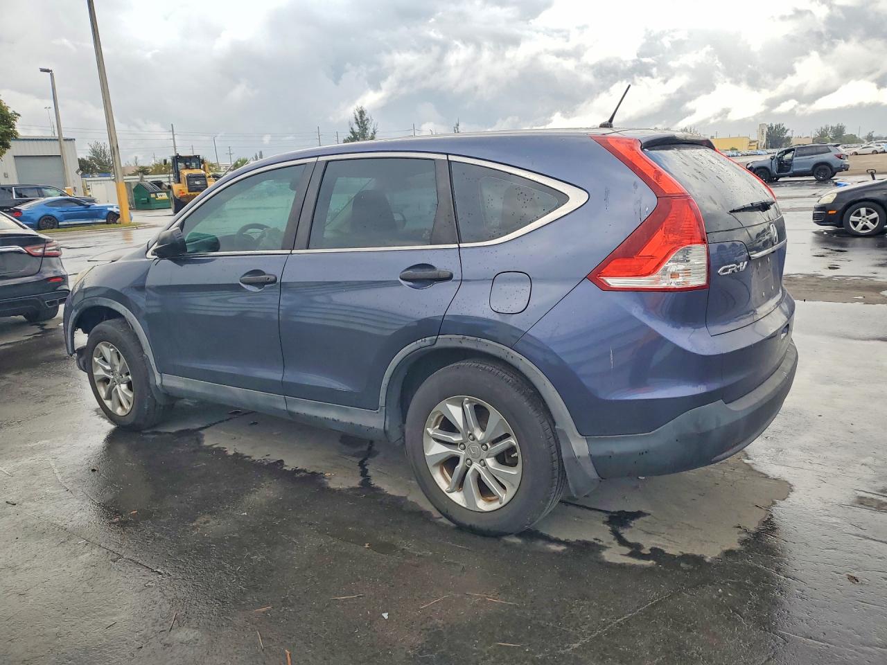 2012 Honda Cr-v Lx Blue vin: 5J6RM3H37CL028001