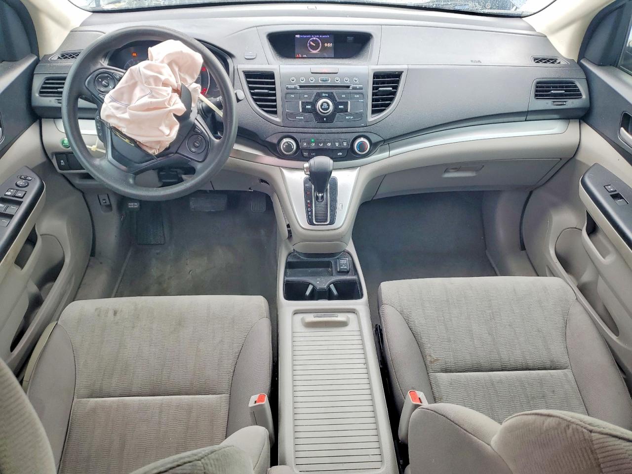 2012 Honda Cr-v Lx Blue vin: 5J6RM3H37CL028001