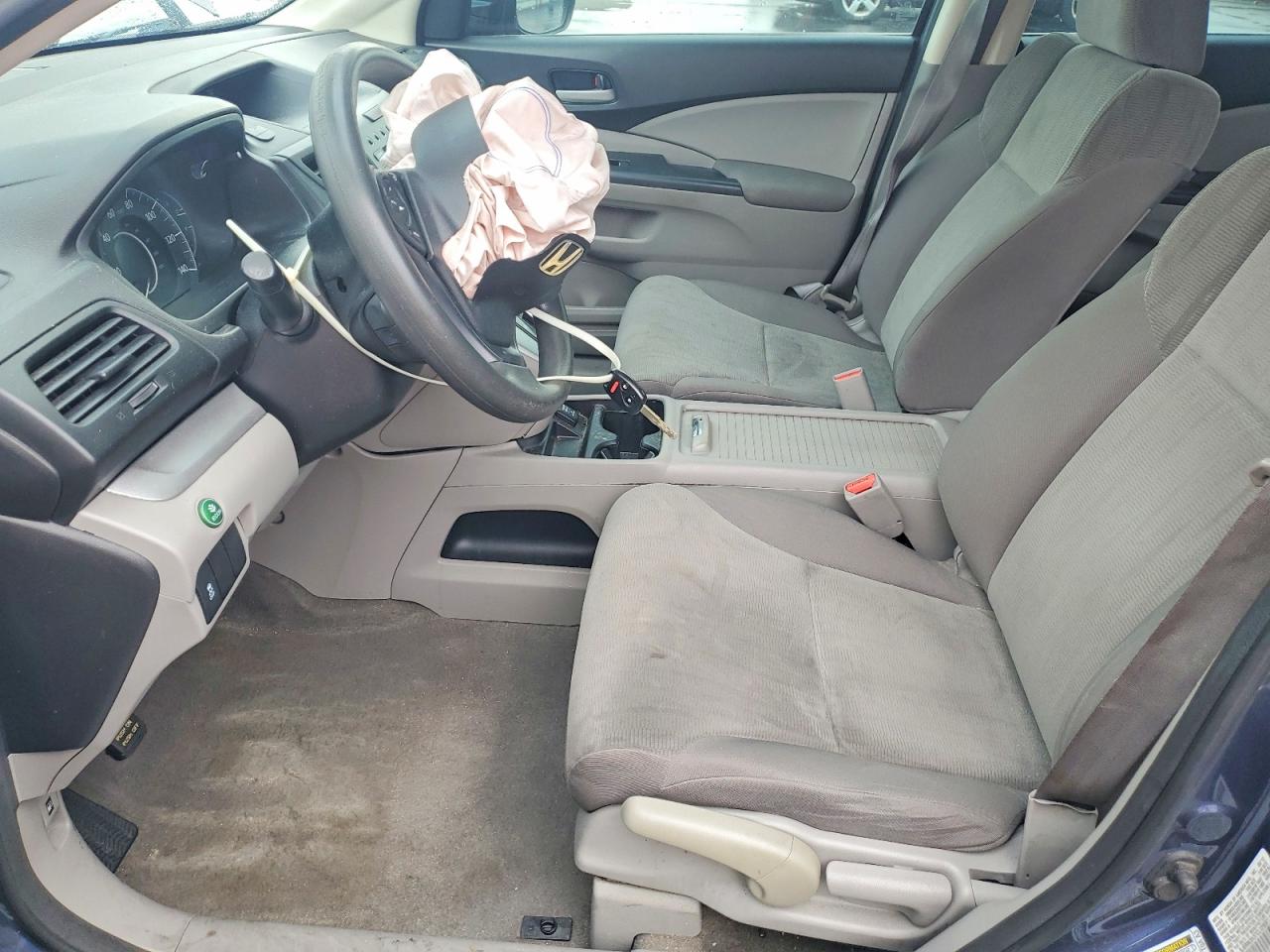 2012 Honda Cr-v Lx Blue vin: 5J6RM3H37CL028001