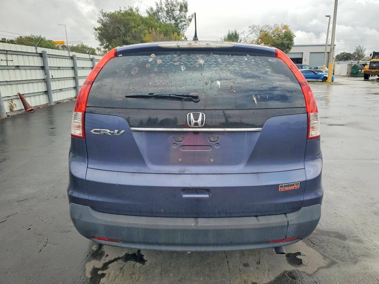 2012 Honda Cr-v Lx Blue vin: 5J6RM3H37CL028001