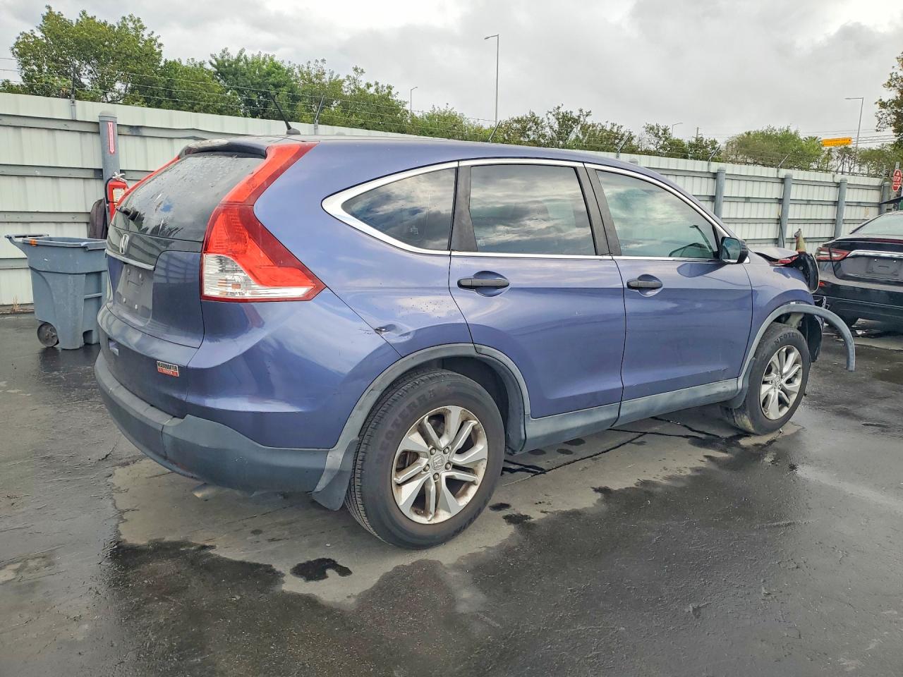 2012 Honda Cr-v Lx Blue vin: 5J6RM3H37CL028001
