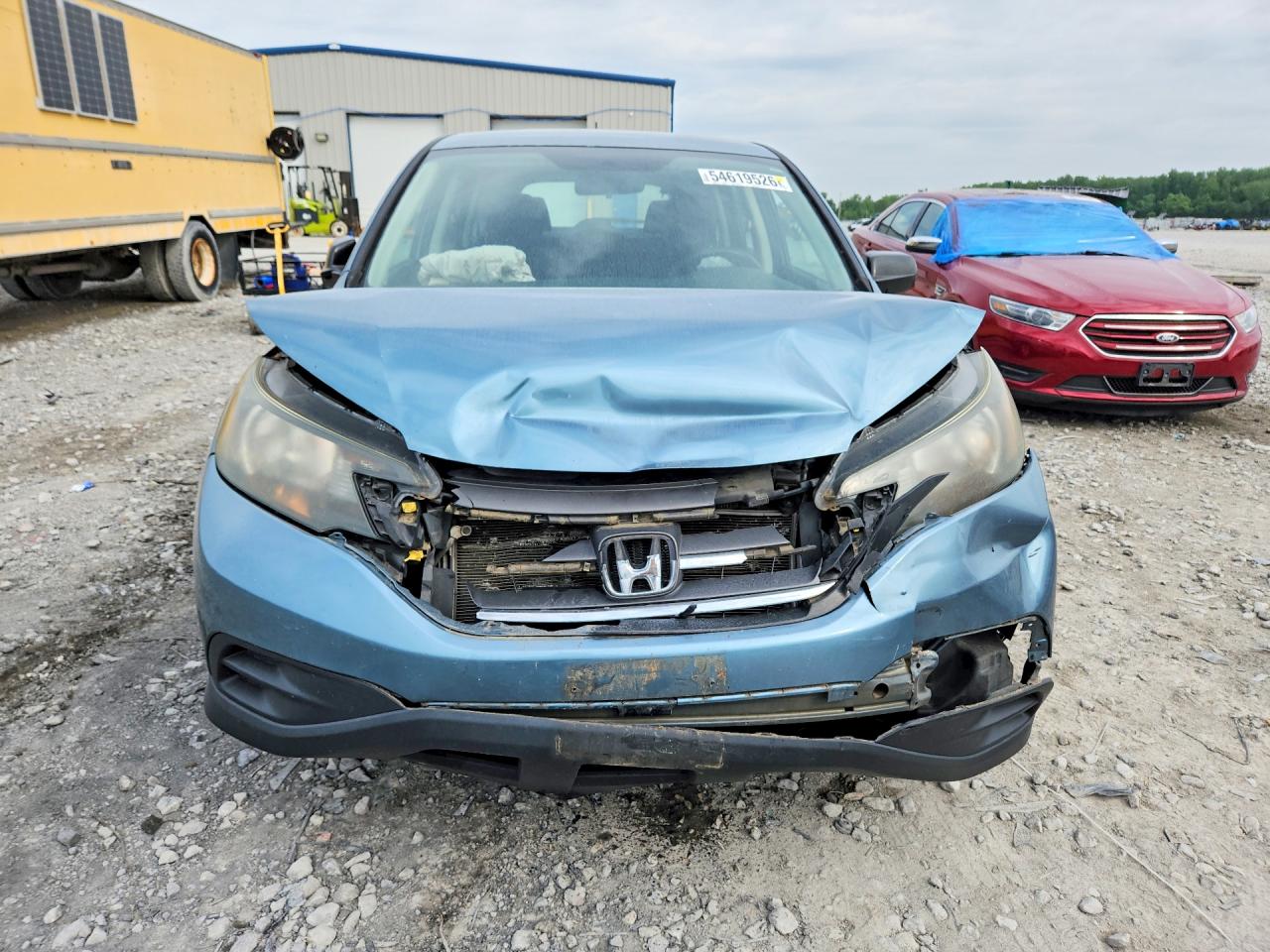2013 Honda Cr-v Lx Blue vin: 5J6RM3H37DL024466