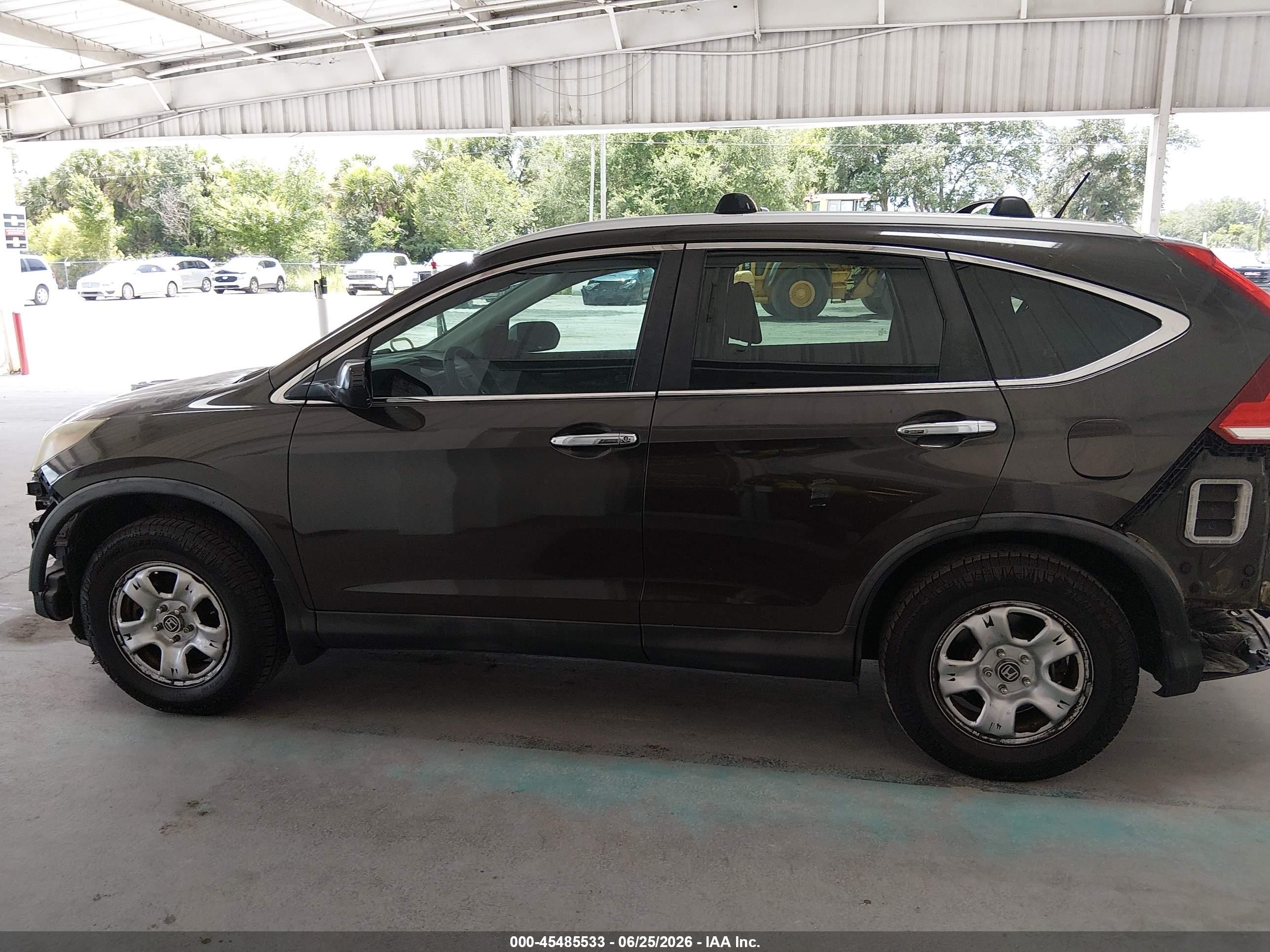 2014 Honda Cr-v Lx Pewter vin: 5J6RM3H37EL004025