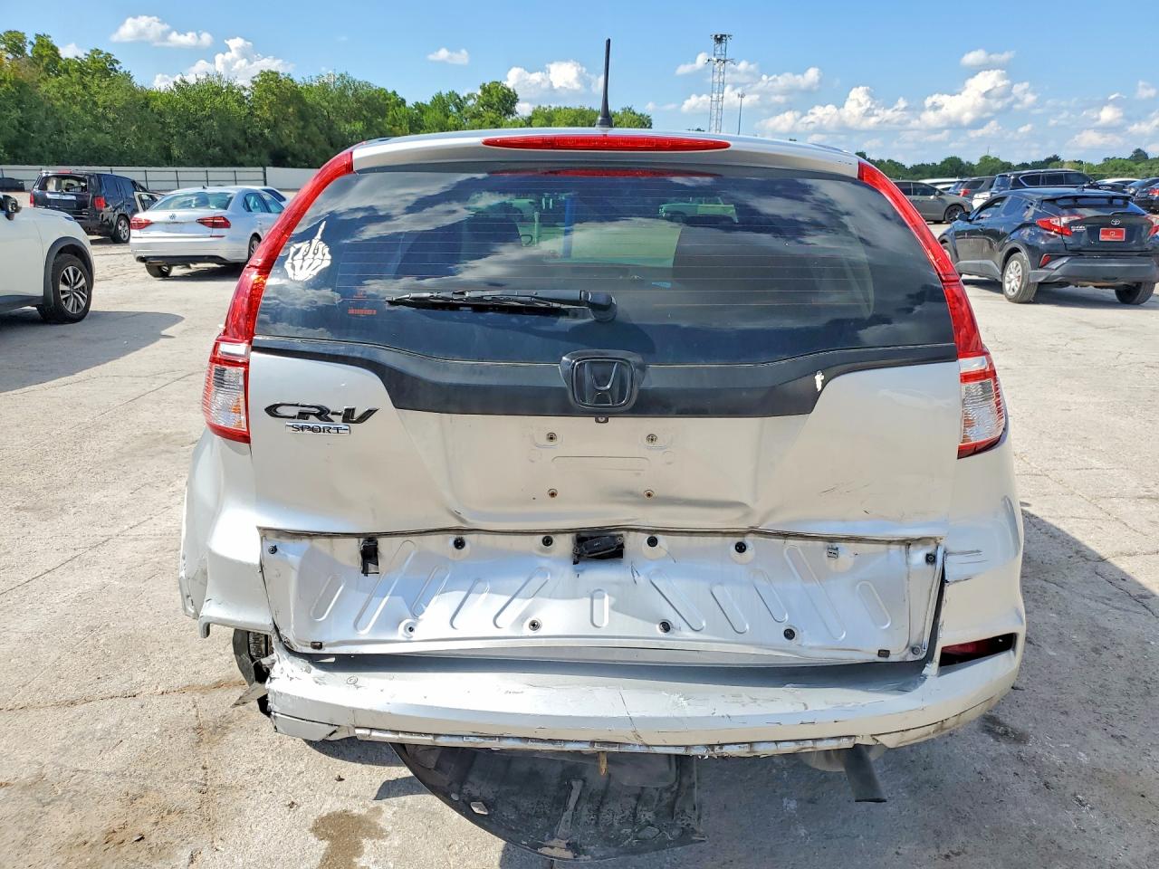 2015 Honda Cr-v Lx Серебряный vin: 5J6RM3H37FL002180