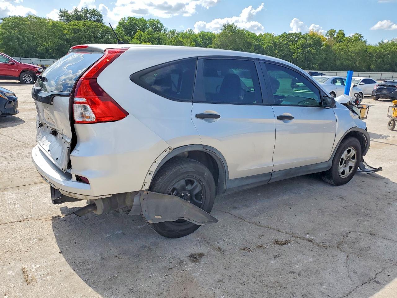 2015 Honda Cr-v Lx Серебряный vin: 5J6RM3H37FL002180