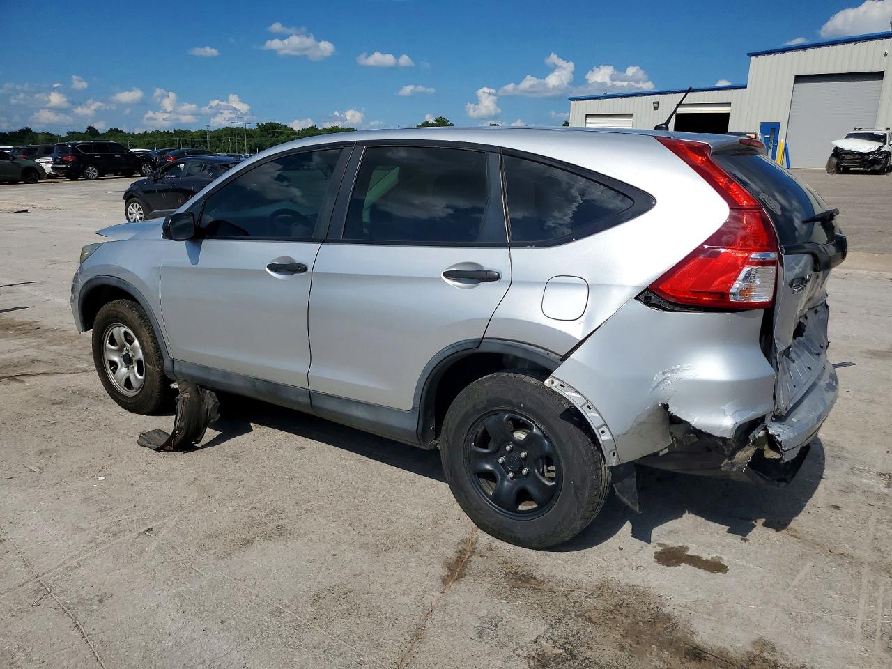 2015 Honda Cr-v Lx Серебряный vin: 5J6RM3H37FL002180
