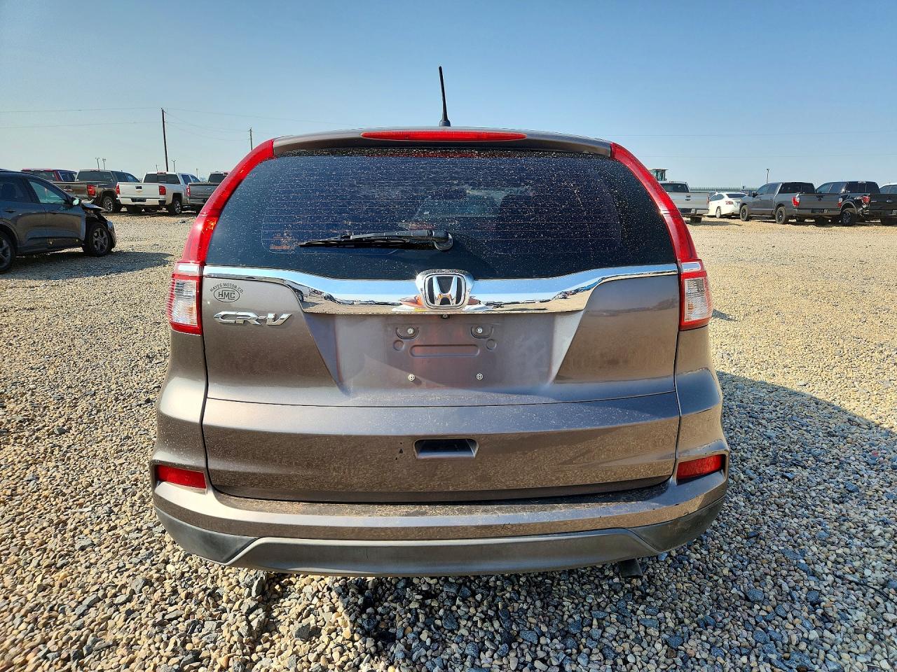 2015 Honda Cr-v Lx Gray vin: 5J6RM3H37FL002518