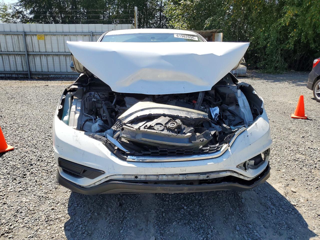 2015 Honda Cr-v Lx White vin: 5J6RM3H37FL019397