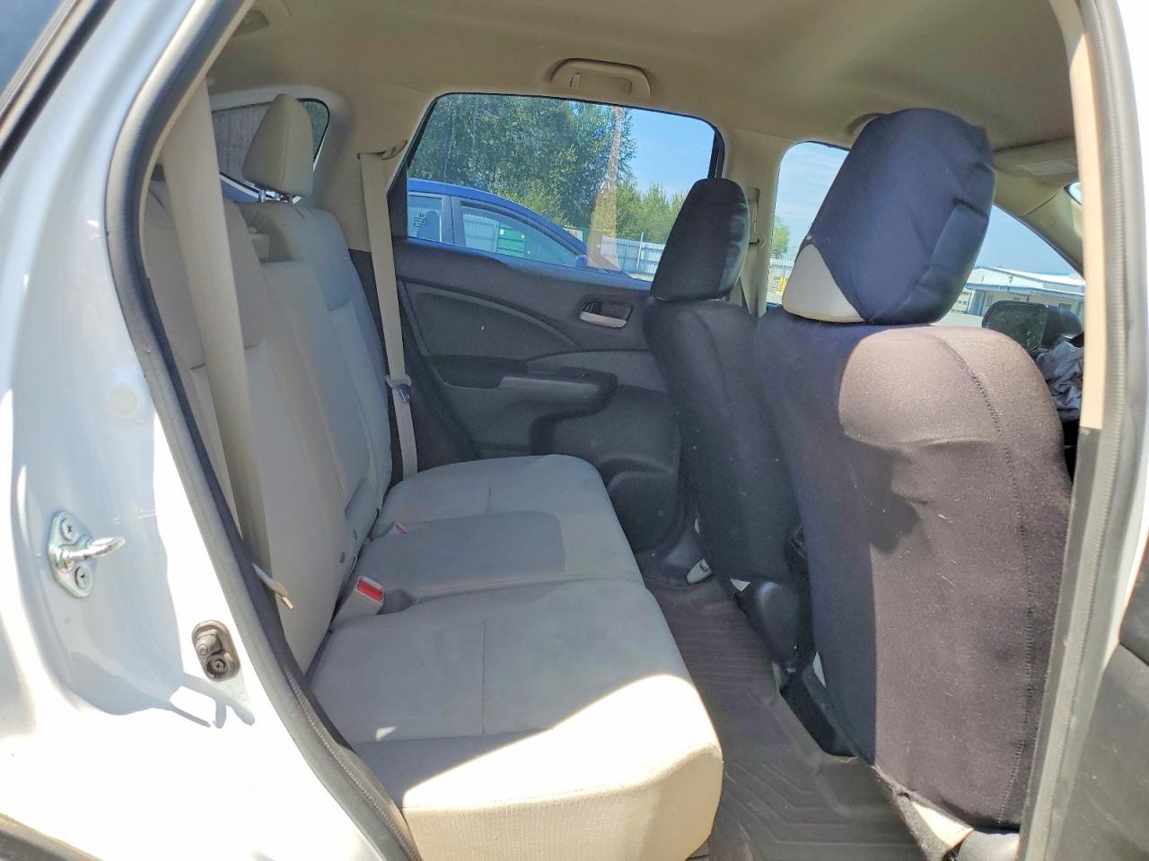 2015 Honda Cr-v Lx White vin: 5J6RM3H37FL019397