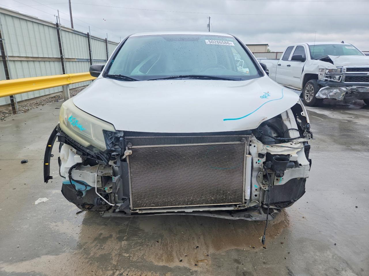 2016 Honda Cr-v Lx White vin: 5J6RM3H37GL005579