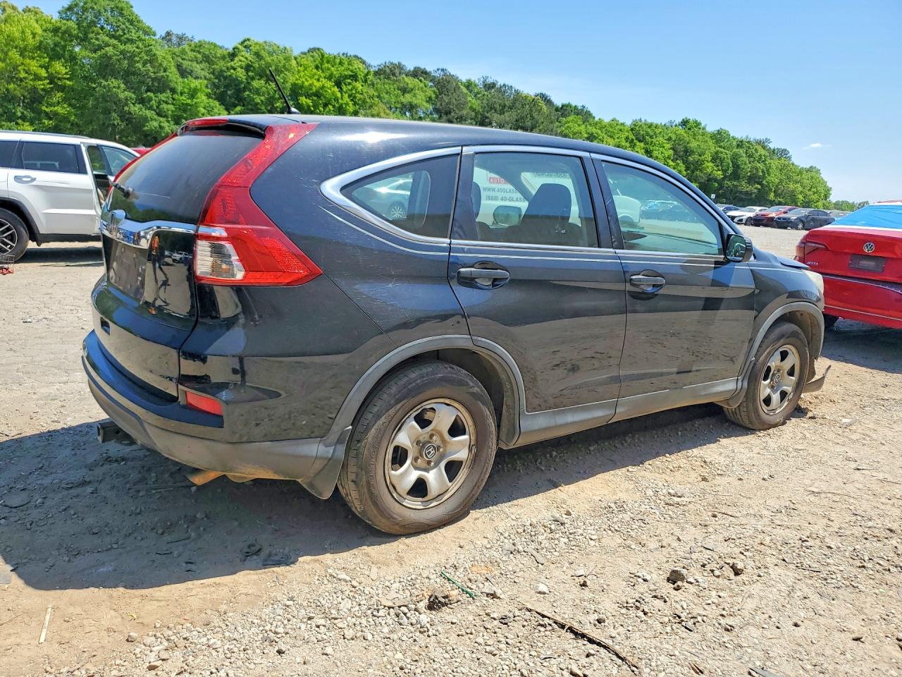2016 Honda Cr-v Lx Black vin: 5J6RM3H37GL027405