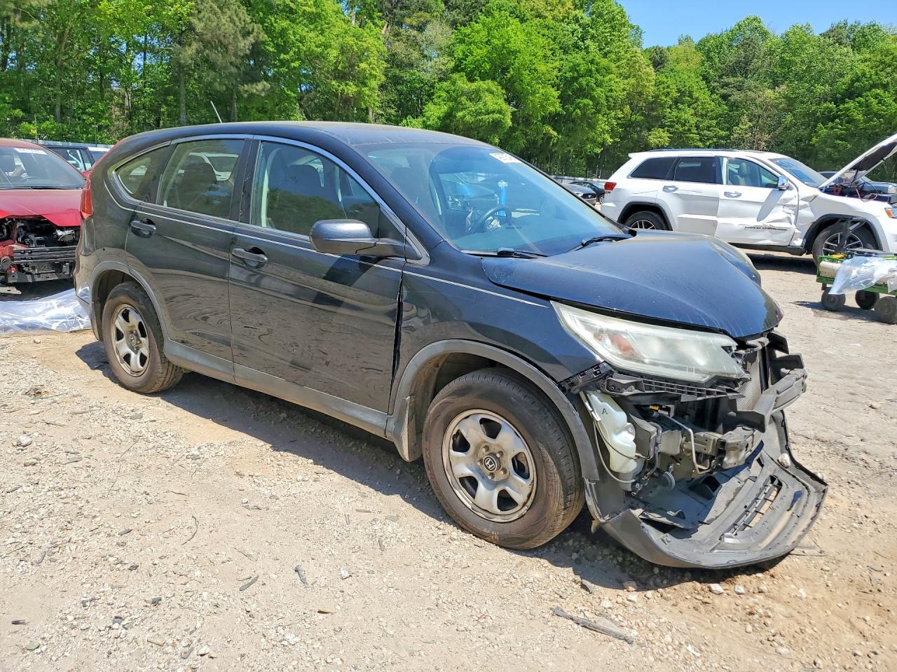 2016 Honda Cr-v Lx Black vin: 5J6RM3H37GL027405