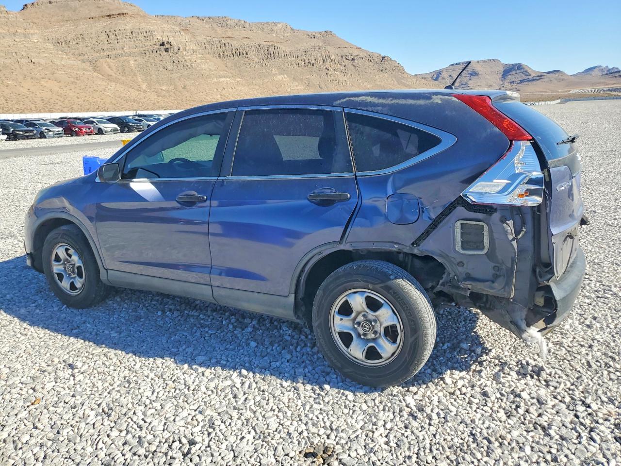 2012 Honda Cr-v Lx Blue vin: 5J6RM3H38CL042389