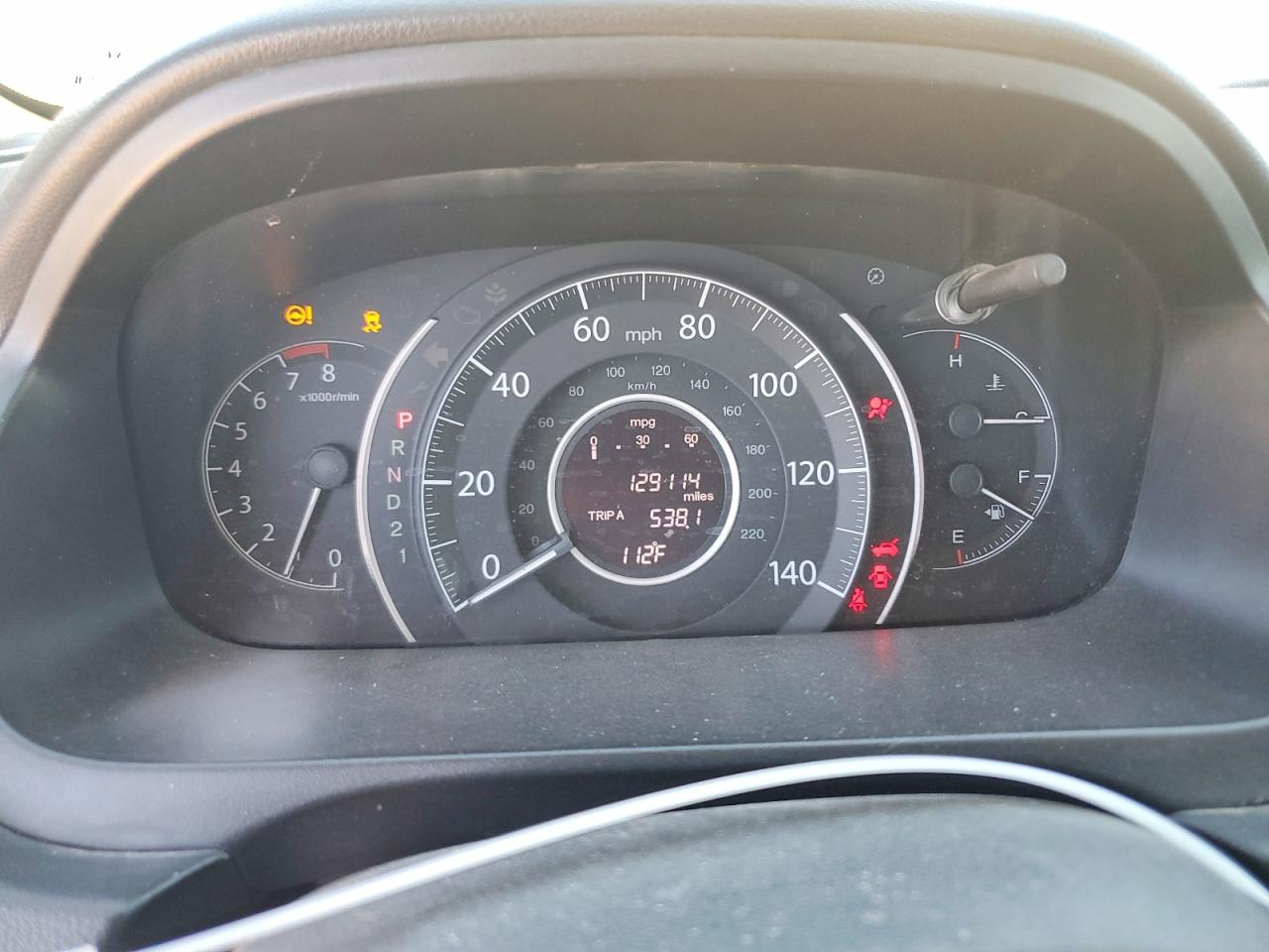 2012 Honda Cr-v Lx Blue vin: 5J6RM3H38CL042389