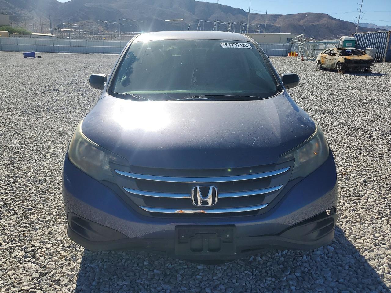 2012 Honda Cr-v Lx Blue vin: 5J6RM3H38CL042389