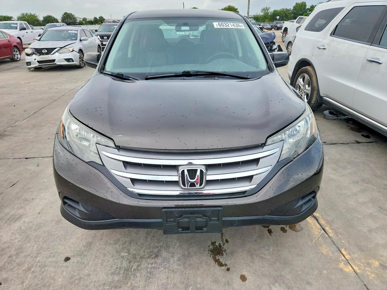 2013 Honda Cr-v Lx Gray vin: 5J6RM3H38DL008485