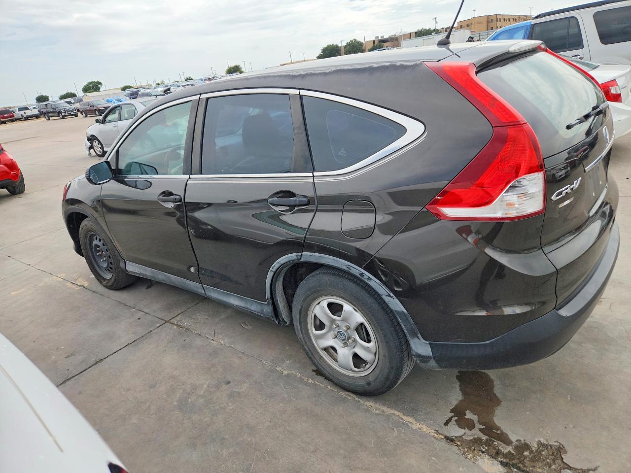 2013 Honda Cr-v Lx Gray vin: 5J6RM3H38DL008485