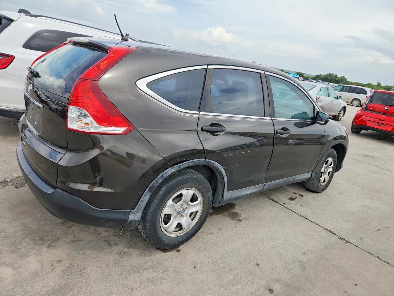 2013 Honda Cr-v Lx Gray vin: 5J6RM3H38DL008485