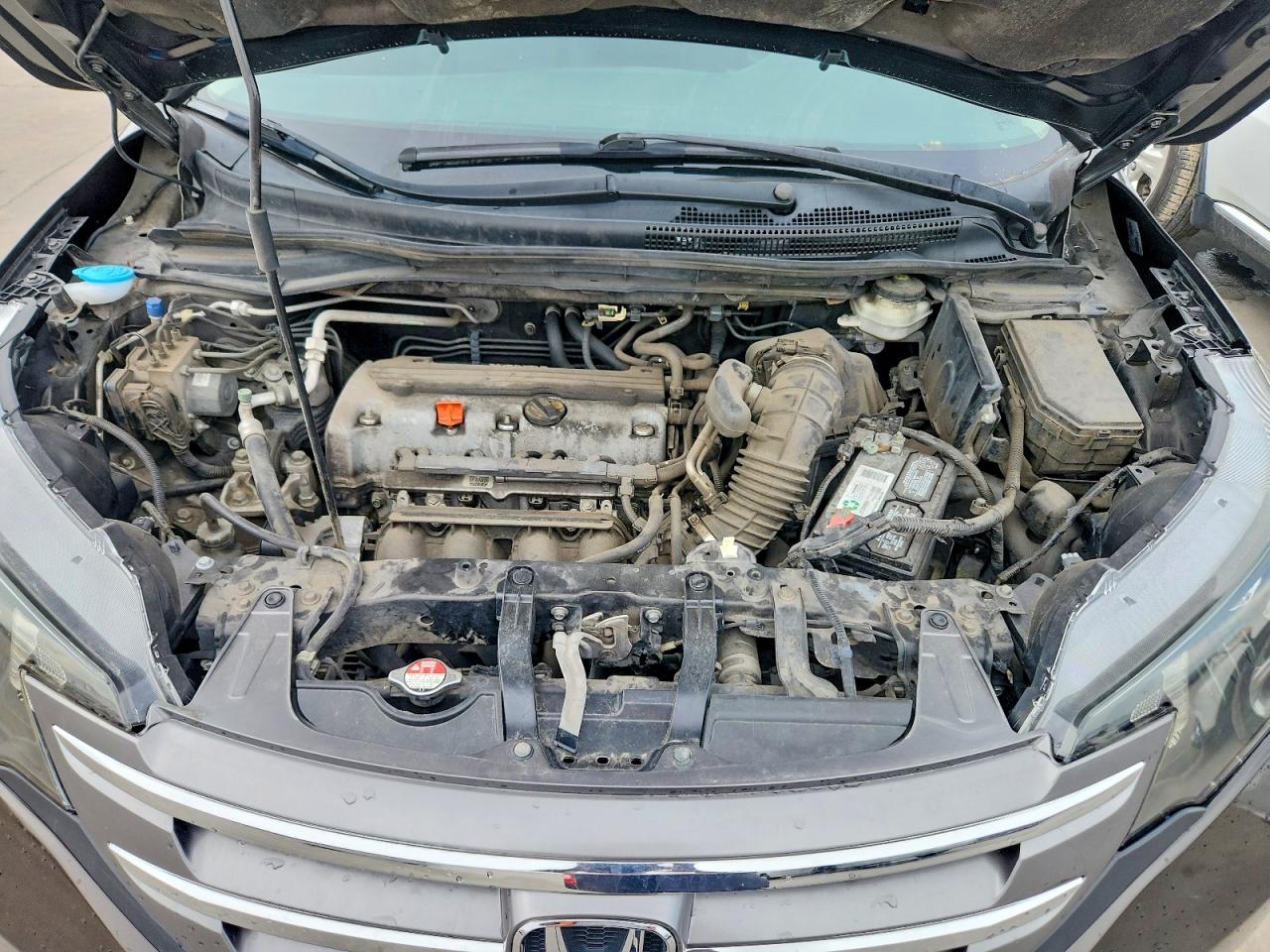 2013 Honda Cr-v Lx Gray vin: 5J6RM3H38DL008485