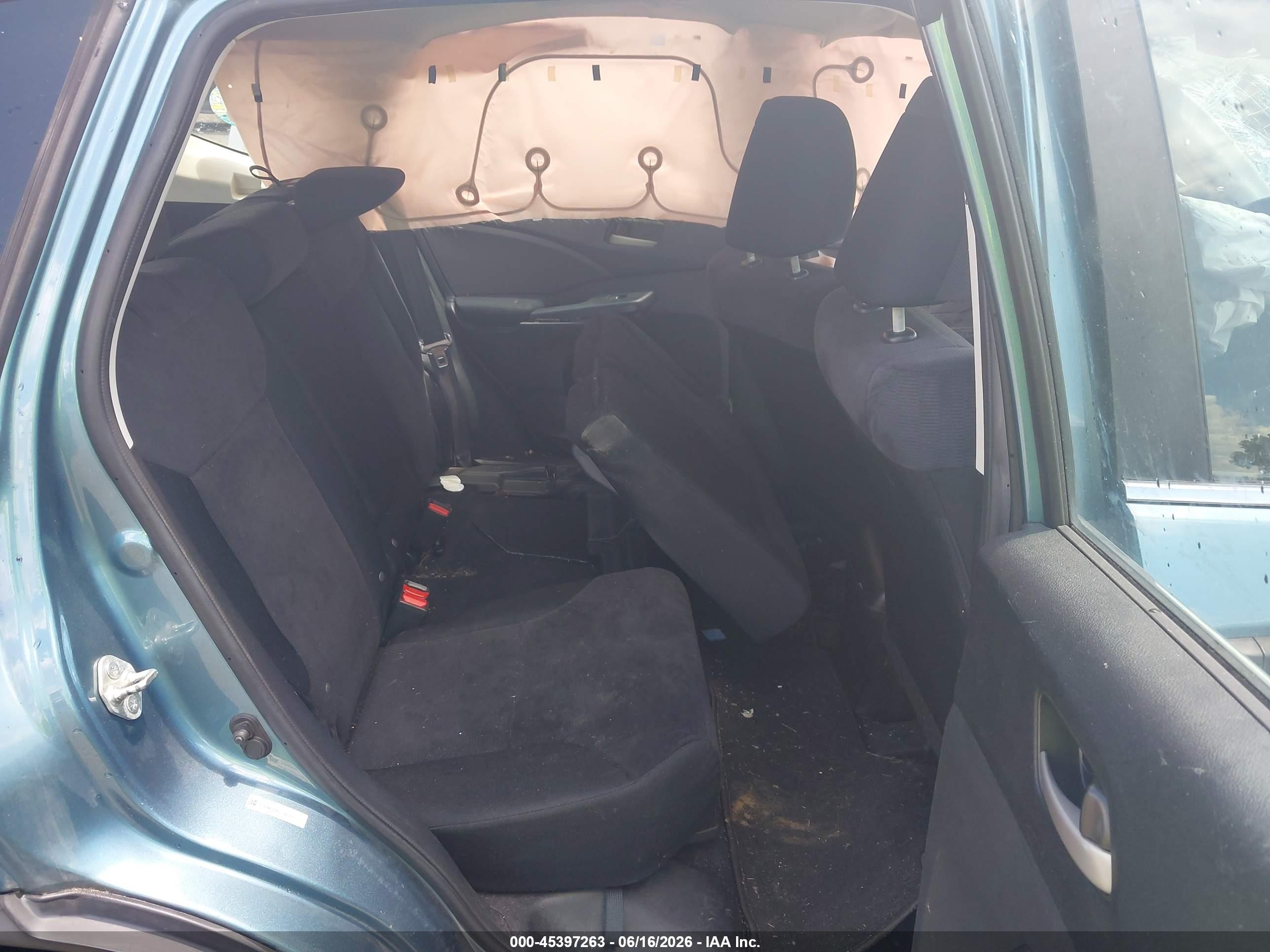 2013 Honda Cr-v Lx Blue vin: 5J6RM3H38DL042331