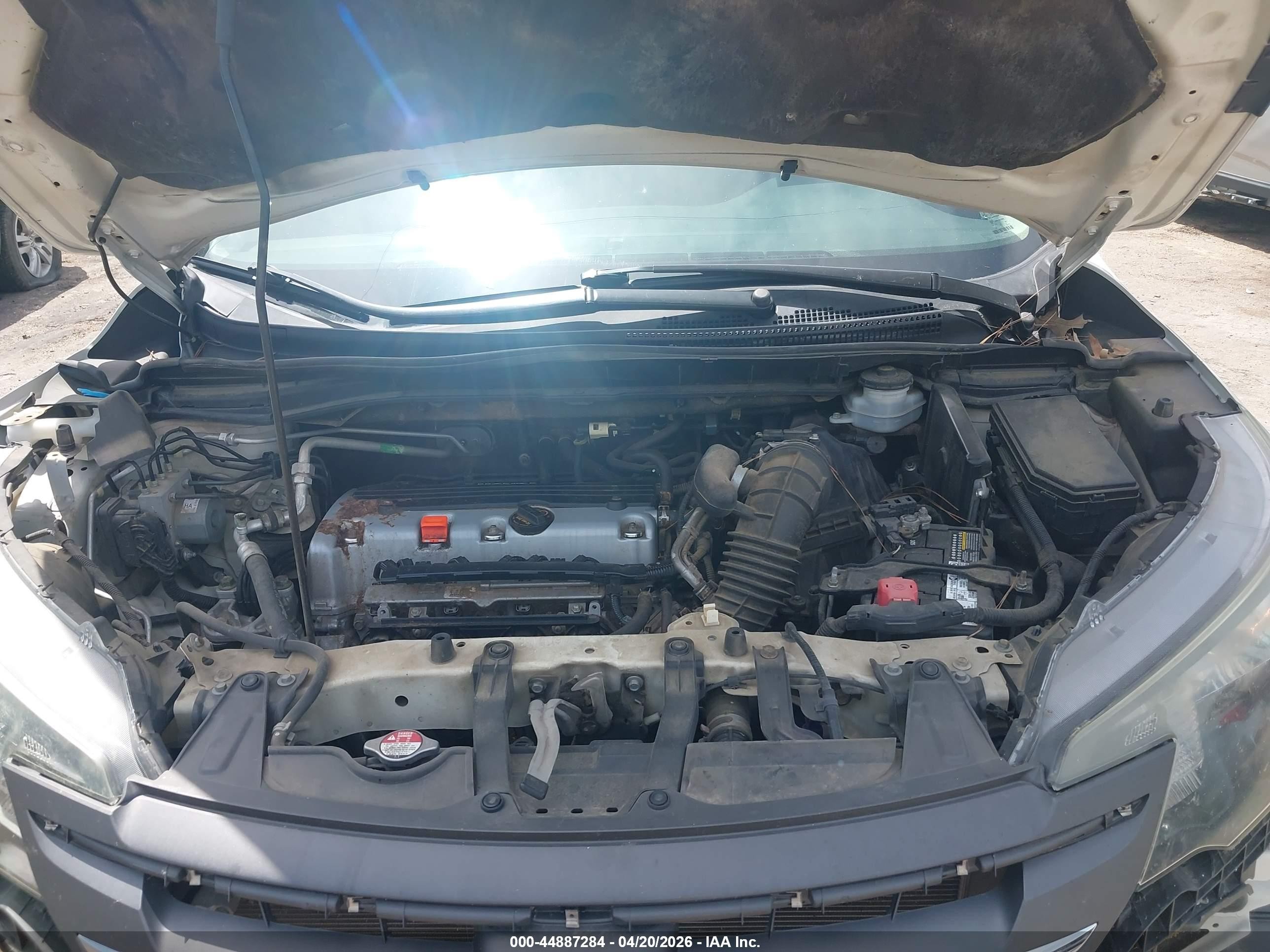 2013 Honda Cr-v Lx White vin: 5J6RM3H38DL048775